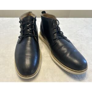 Cole Haan Boots Mens Size 9.5 M Black Chukka Classic Leather Grand OS Tour